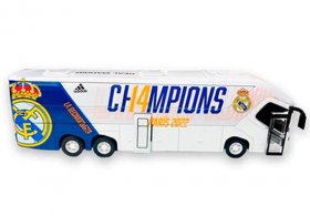 Real Madrid CF Painting White Kids Diecast Coach Bus Toy