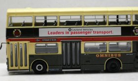 Leyland Fleetline 1:76 Scale Yellow London Double Decker Bus