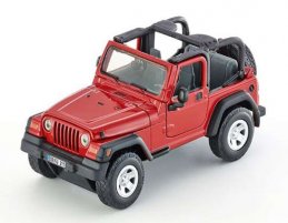 Kids Red 1:32 Scale SIKU 4870 Diecast Jeep Wrangler Toy