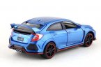 Kids Black / White / Red / Blue Diecast Honda Civic Type R Toy