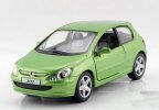 Blue / Green / Red / Silver 1:32 Kids Diecast PEUGEOT 307 Toy