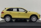 1:43 Scale Yellow Diecast Porsche Cayenne S SUV Model