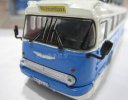 1:72 Scale Blue-White Die-Cast Ikarus 66 Bus Model