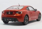 1:18 Scale Orange / White Diecast Toyota GT 86 Model