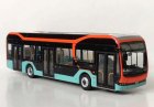 Blue-Orange 1:76 Diecast BYD Dreamcity 12 ebus City Bus Model