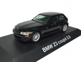 1:43 Black / Silver Schuco Diecast BMW Z3 Coupe Model