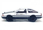 1:20 Scale Black-White Kids Diecast Toyota AE86 Car Toy