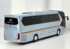 1:38 Blue / Champagne Diecast King Long XMQ6127 Coach Bus Model