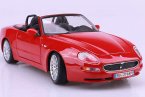 Bburago 1:18 Scale Red / Blue Diecast Maserati Spyder Model