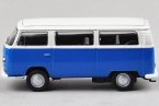 1:36 Scale Welly White-Orange / White-Blue 1972 VW T2 Bus Toy