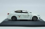 1:43 White J-Collection Diecast 2009 Lexus IS-F Taxi Model