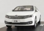 White 1:18 Scale Diecast 2017 Citroen C6 Car Model