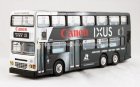 1:76 Scale Gray-White NO.23 Hong Kong Double Decker City Bus