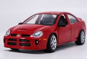 Maisto 1:24 Scale Red Diecast Dodge Neon SRT-4 Model