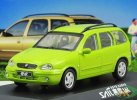 White / Silver / Golden /Green 1:43 Diecast Buick Sail SRV Model