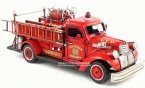 Red Large Scale Vintage 1941 Chevrolet Fire Fighting Truck Model