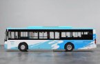 Blue-White 1:64 Scale NO.D1 Diecast Sunwin City Bus Model