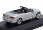 Silver /White /Green 1:43 Diecast 2017 Audi A5 Cabriolet Model