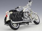 1:18 White-Black Harley Davidson 1997 FLSTS Heritage Springer