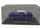 Blue 1:43 IXO Diecast Opel Rekord A 1963-65 Car Model
