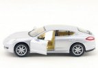 Silver / Blue / Red 1:40 Diecast Porsche Panamera S Toy