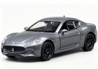1:36 Scale Welly Gray Diecast Maserati GranTurismo Folgore Toy