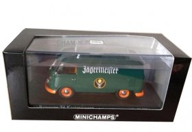 Minichamps 1:43 Diecast Dark Blue VW Bus T1 Jagermeister 1963