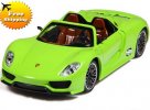 Kids 1:32 Scale Green /Red /Gray Diecast Porsche 918 Spyder Toy