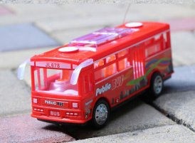 Kids Full Functions Red / Pink / Blue R/C City Bus Toy