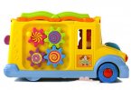 NO.796 Yellow Cartoon Educational School Bus Toy