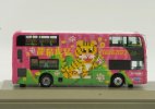 Pink 1:76 NLB Diecast Dennis Enviro 400 Double Decker Bus Model