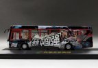 Black 1:64 Yili Milk Ad Die-Cast 2008 BeiJing Olympic Bus Model