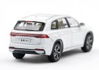 1:64 Scale White Diecast 2022 Geely Xingyue L Thor Hi-X Model