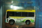 Mini Scale Kids Yellow-Green-Purple Stripe RC Tour Bus Toy