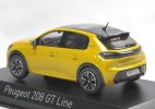 1:43 Scale Norev Diecast 2019 Peugeot 208 GT Line Model
