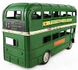 Medium Scale Red /Green 1905 Year Double Decker London Bus Model