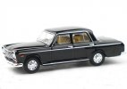 1:64 Scale Black / Blue Diecast Shanghai SH760A Sedan Model