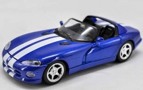 Blue 1:24 Scale Maisto Diecast Dodge Viper GT Spirit Model