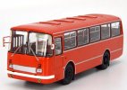 Red / White 1:43 Scale Diecast LAZ-695 City Bus Model