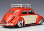 Orange 1:18 Scale Maisto Diecast 1951 VW Beetle Model
