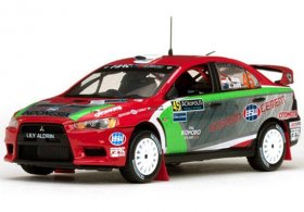 Red 1:43 Scale NO.45 Diecast Mitsubishi Lancer Evolution X Model