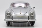 Sunstar 1:18 Scale Silver Diecast 1956 Porsche 356A Coupe Model