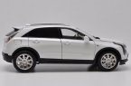 1:18 Scale White / Orange Diecast Cadillac XT4 SUV Model