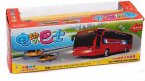 Large Scale Kids Red / Yellow Plastics Electric Tour Bus Toy