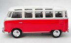 Maisto Kids 1:40 Scale White-Red Diecast VW T1 Bus Toy