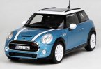 1:18 Blue / Yellow NOREV Diecast 2015 Mini Cooper S Car Model