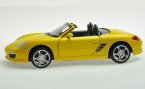 Kids Yellow /Red / Blue 1:32 Scale Diecast Porsche Boxster S Toy