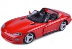 1:24 Red Maisto Diecast 1995 Dodge Viper Model