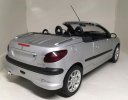 Silver 1:18 Scale Diecast Peugeot 206CC Model