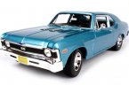 Blue / Red 1:18 Maisto Diecast 1970 Chevrolet Nova SS Model